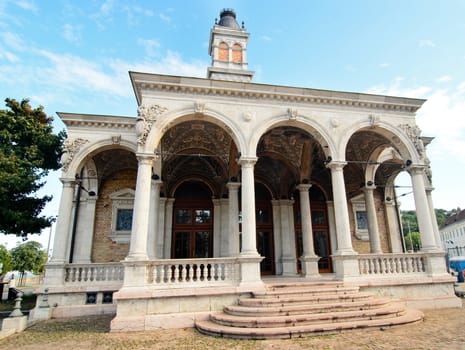 historical architecture in Budapest, Hungary