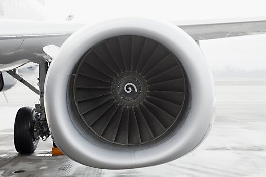 Jet engine of a new aircraft