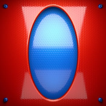 red and blue metal background