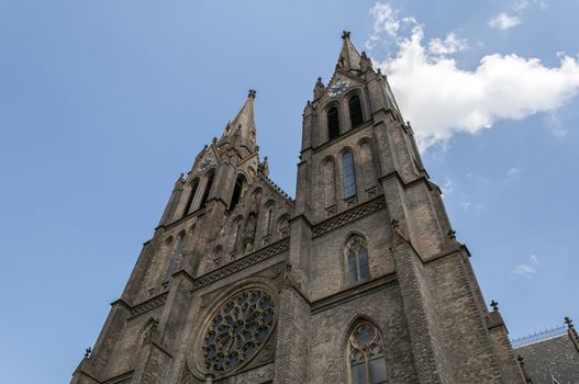 Church of St. Ludmila, Namesti Miru, Vinohrady, Praga.