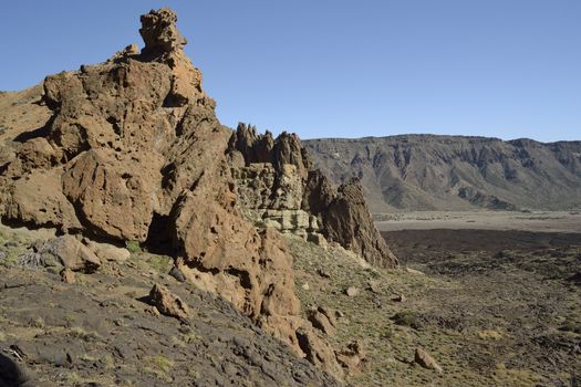 Roques de Garcia, el Teide, Tenerife. Volcanic island