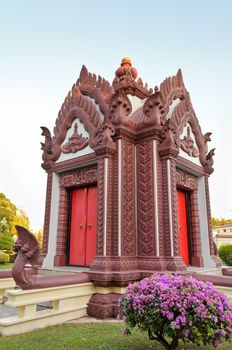 City Pillar Shrine, Holy place and worship of Prachuap Khiri Khan city, Thailand
