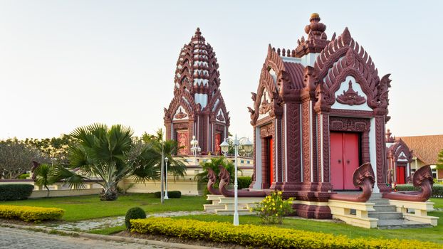 City Pillar Shrine, Holy place and worship of Prachuap Khiri Khan city, Thailand

