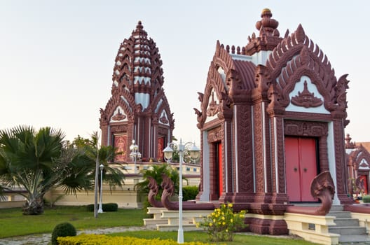 City Pillar Shrine, Holy place and worship of Prachuap Khiri Khan city, Thailand

