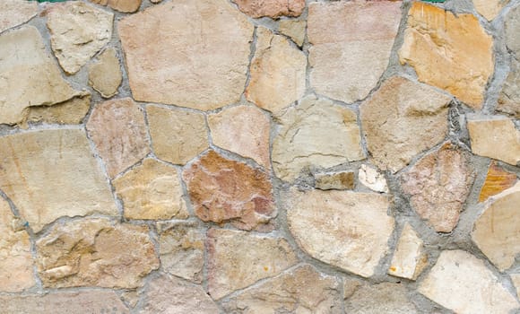 wall of stones as a texture and background ,photo