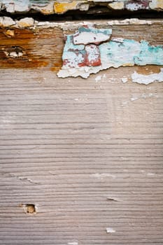 Grunge wall  with peeling paint close up photo, nice texture or background for your projects
