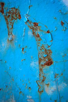 Grunge retro rusty metal close up photo , great texture,background or design element  for your projects