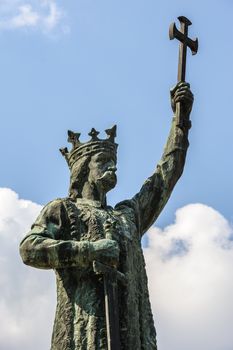 Monument of Stefan cel Mare si Sfant AKA Stefan the Great and Saint in Chisinau, Moldova