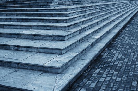 stone stairs in the park