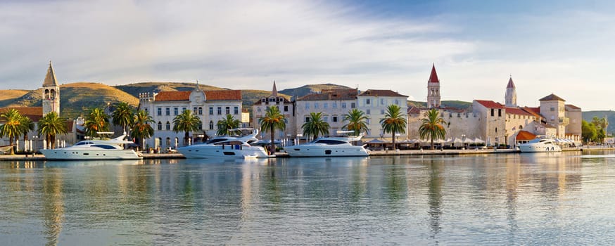 UNESCO town of Trogit seafront view, Dalmatia, Croatia