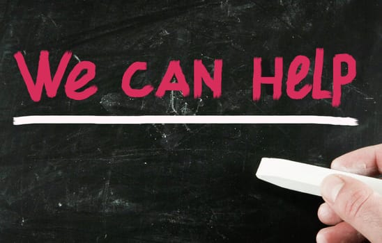we can help concept