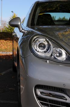 Porsche Panamera GT silver - right front