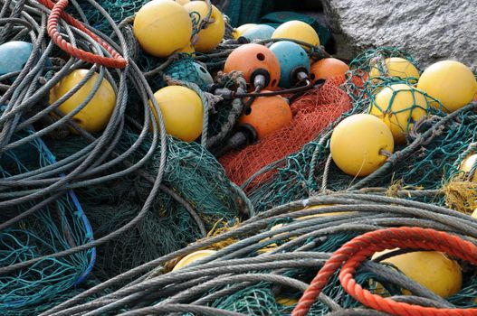 Fishnets in beautiful colors - fishman tools