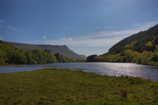 cadair idris mountain range in snowdonia