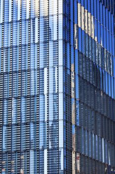 New World Trade Center Glass Building Abstract Skyscraper BReflection New York City NY 