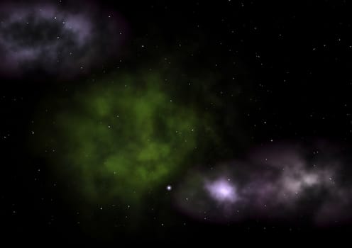 Small part of an infinite star field of space in the Universe. "Elements of this image furnished by NASA".