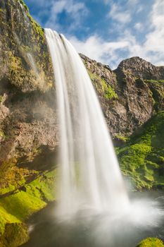Seljalandsfoss is one of the most beautiful waterfalls on the Iceland. It is located on the South of the island. 