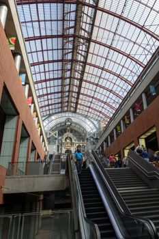 Antwerp Central is the name of the main railway station in the Belgian city of Antwerp. The original station building was constructed between 1895 and 1905.