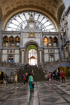 Antwerp Central is the name of the main railway station in the Belgian city of Antwerp. The original station building was constructed between 1895 and 1905.