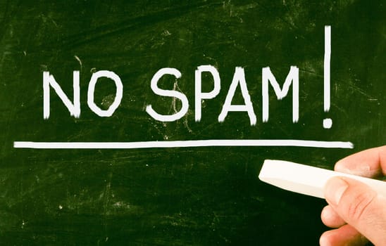 no spam concept