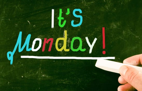 it's monday concept