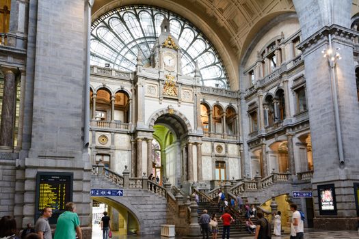 Antwerp Central is the name of the main railway station in the Belgian city of Antwerp. The original station building was constructed between 1895 and 1905.
