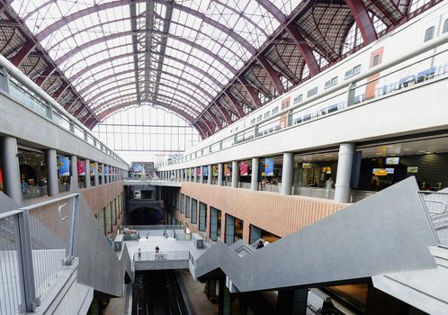 Antwerp Central is the name of the main railway station in the Belgian city of Antwerp. The original station building was constructed between 1895 and 1905.