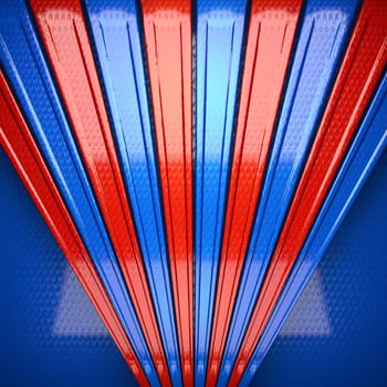 red and blue metal background