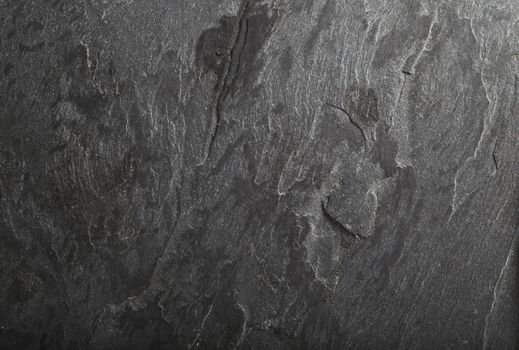 Abtract black slate rock material background texture