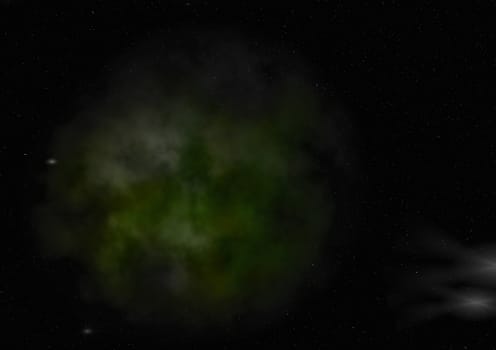 Small part of an infinite star field of space in the Universe. "Elements of this image furnished by NASA".