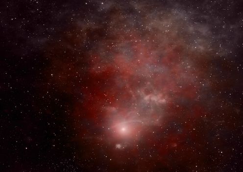 Small part of an infinite star field of space in the Universe. "Elements of this image furnished by NASA".