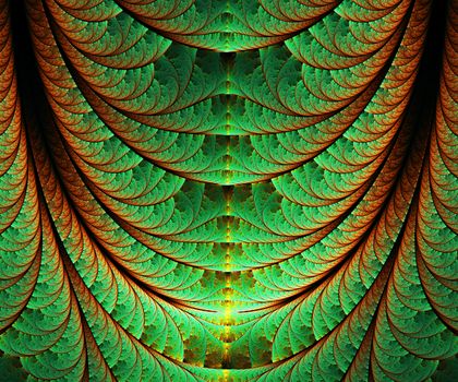 Computer generated fractal artwork for art and entertainment