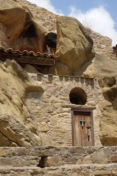 DAVID GAREDJI, GEORGIA - JULY 3, 2014: Cave Monastery David Garedji, one of the highlights of Kakheti on July 3, 2014 in Georgia, Europe