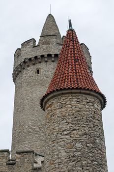 Medieval Kokorin castle in the Czech Republic.