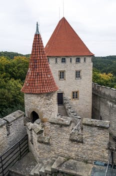 Medieval Kokorin castle in the Czech Republic.