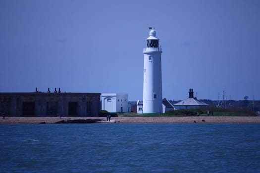 hurst castle at the entrance to the solent