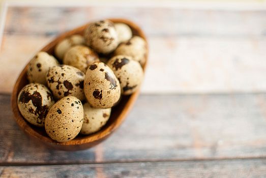 healthy fresh organic quail eggs