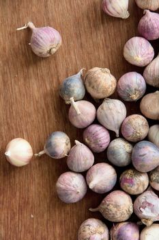 organic garlic Background