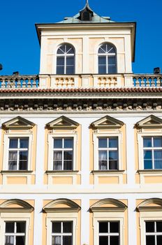 historical architecture in Prague, Czech republic