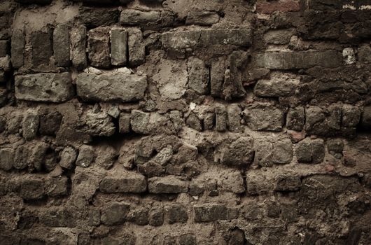old stone wall in Beijing Hutong
