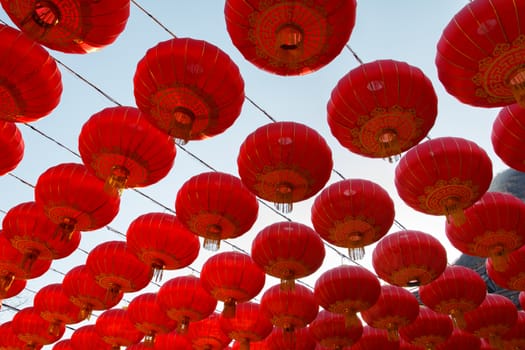 Chinese red lantern in Beijing