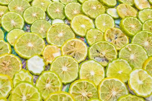 Close-up of fruit lemon slices
