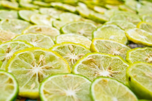 Close-up of fruit lemon slices