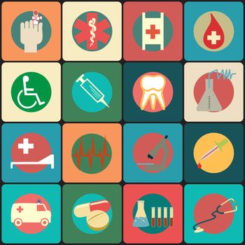 Set of  medical icons - vector icons