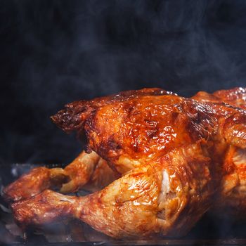 Food. Delicious, grilled chicken on the table