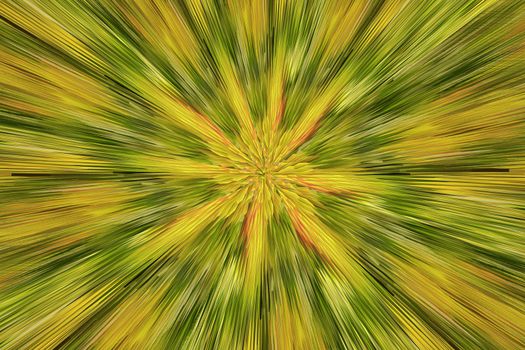 abstract background with unusual green and yellow strips