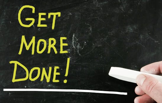 get more done concept