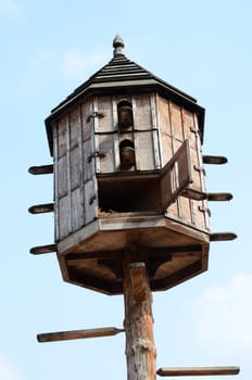 wooden dovecot