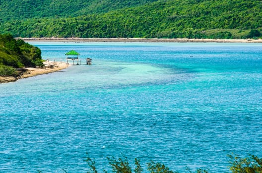 Green island and sea nature landscape in Thailand