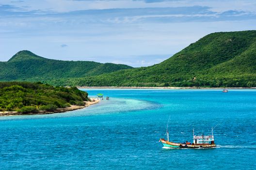 Green island and sea nature landscape in Thailand